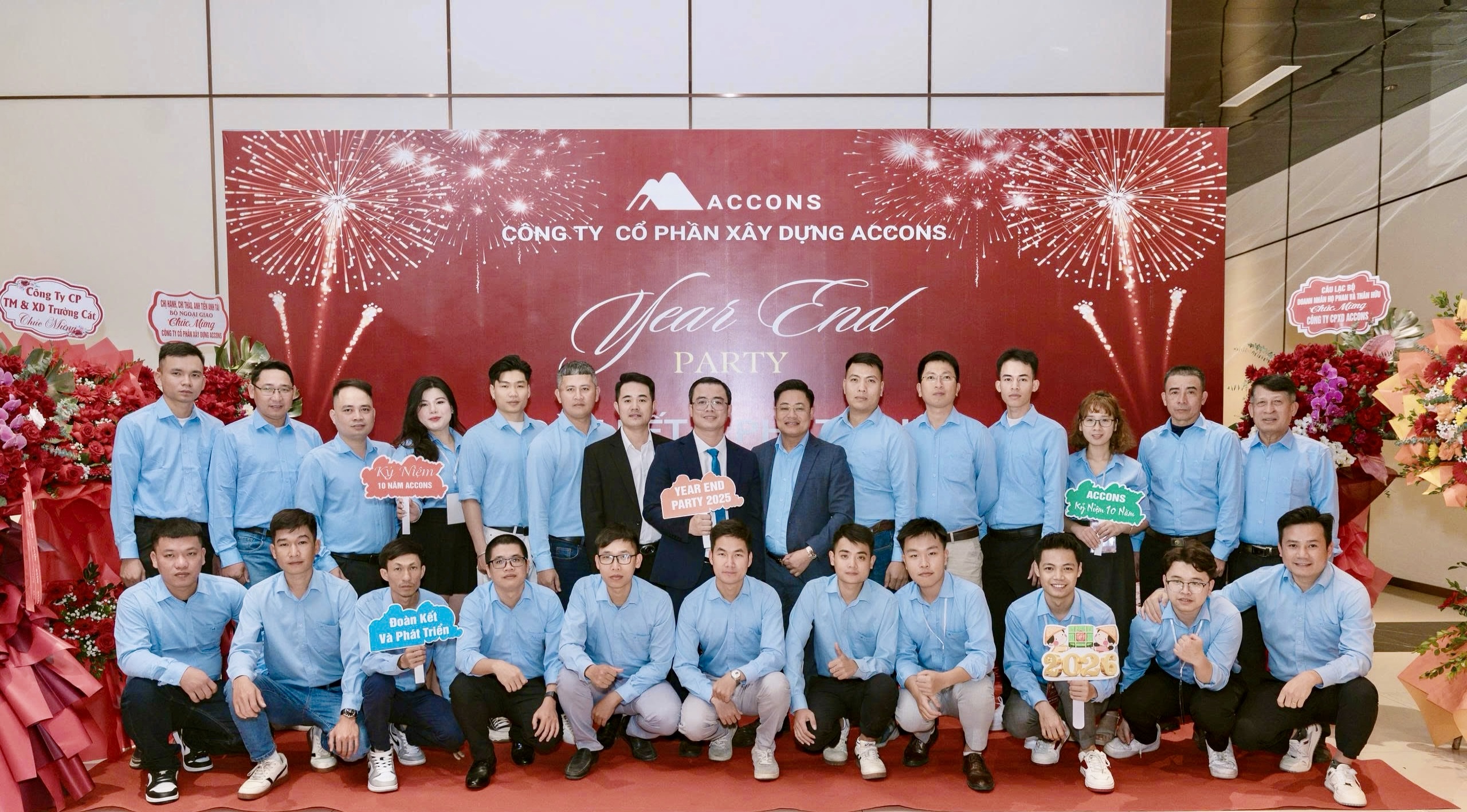 YEAR END PARTY 2025 &amp; KỶ NIỆM 10 NĂM THÀNH LẬP ACCONS “ĐOÀN KẾT &amp;  PHÁT TRIỂN”